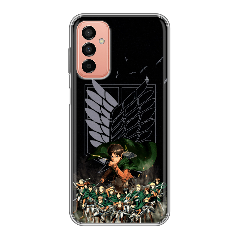 Силиконовый чехол на Samsung Galaxy M23 5G с принтом Атака титанов Силиконовый чехол на Samsung Galaxy M23 5G с принтом Атака титанов