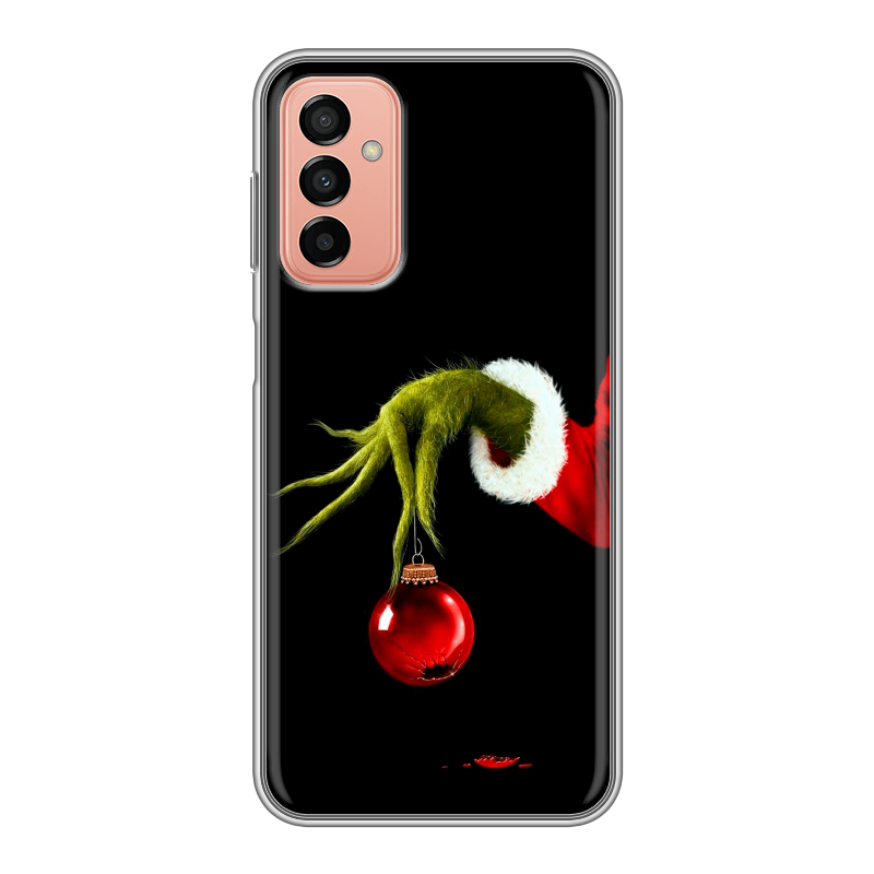 Силиконовый чехол на Samsung Galaxy M23 5G с принтом Новый год Гринч Силиконовый чехол на Samsung Galaxy M23 5G с принтом Новый год Гринч