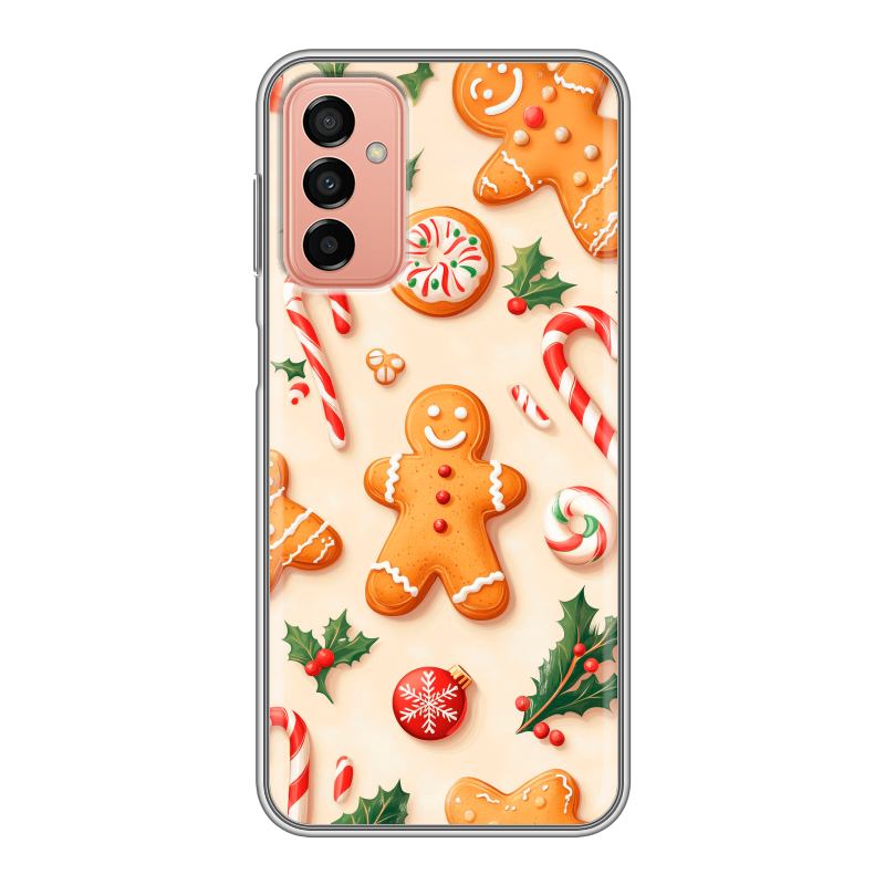Силиконовый противоударный чехол на Samsung Galaxy M23 5G с принтом Новый год Силиконовый противоударный чехол на Samsung Galaxy M23 5G с принтом Новый год