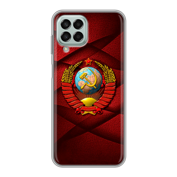 Силиконовый чехол на Samsung Galaxy M33 5G с принтом Герб СССР
