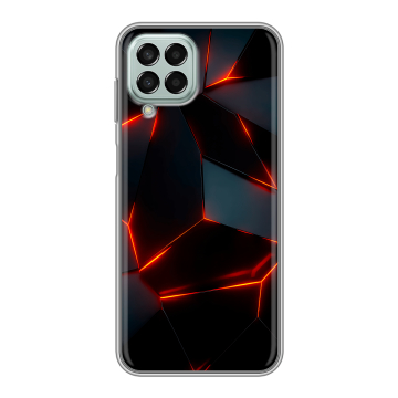 Силиконовый чехол на Samsung Galaxy M33 5G с принтом Яркие абстракции