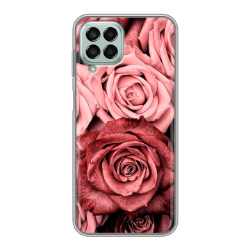 Силиконовый чехол на Samsung Galaxy M33 5G с принтом Цветы розы