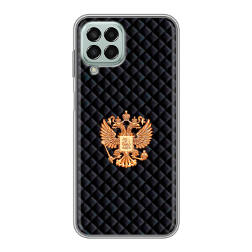 Силиконовый чехол на Samsung Galaxy M33 5G с принтом Герб России принт