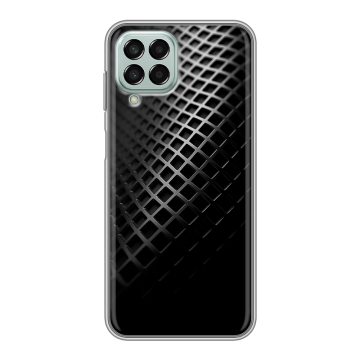 Силиконовый чехол на Samsung Galaxy M33 5G с принтом Текстура металла