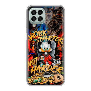 Силиконовый чехол на Samsung Galaxy M33 5G с принтом Дональд Дак Деньги