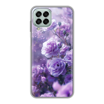 Силиконовый чехол на Samsung Galaxy M33 5G с принтом Розы цветы Силиконовый чехол на Samsung Galaxy M33 5G с принтом Розы цветы