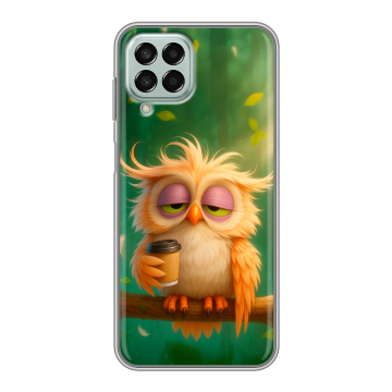 Силиконовый чехол на Samsung Galaxy M33 5G с принтом сова