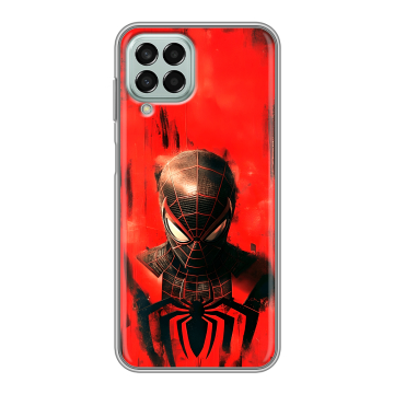 Силиконовый чехол на Samsung Galaxy M33 5G с принтом человек паук spiderman