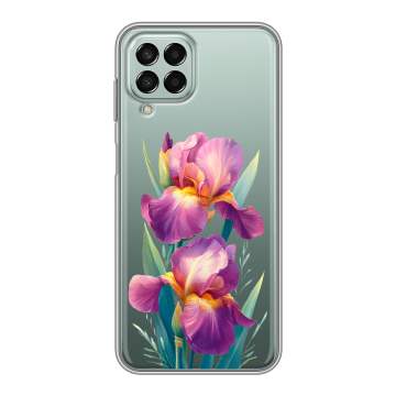 Силиконовый чехол на Samsung Galaxy M33 5G с принтом Цветы орхидеи Силиконовый чехол на Samsung Galaxy M33 5G с принтом Цветы орхидеи