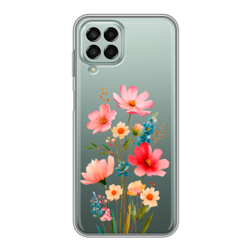 Силиконовый чехол на Samsung Galaxy M33 5G с принтом Цветы Силиконовый чехол на Samsung Galaxy M33 5G с принтом Цветы