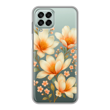 Силиконовый чехол на Samsung Galaxy M33 5G с принтом Цветы Силиконовый чехол на Samsung Galaxy M33 5G с принтом Цветы