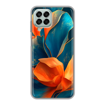 Силиконовый чехол на Samsung Galaxy M33 5G с принтом Цветы Силиконовый чехол на Samsung Galaxy M33 5G с принтом Цветы