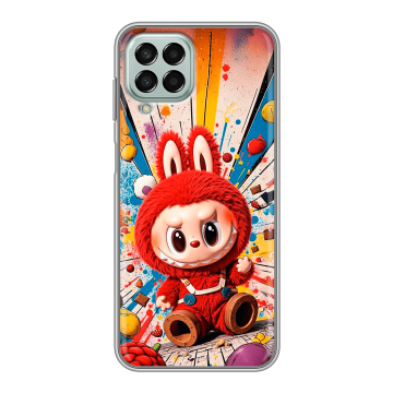 Силиконовый чехол на Samsung Galaxy M33 5G с принтом Labubu Лабубу