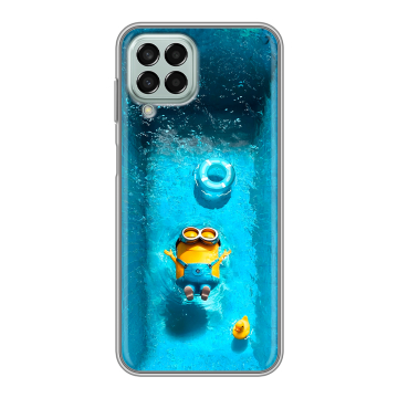 Силиконовый чехол на Samsung Galaxy M33 5G с принтом Миньоны Силиконовый чехол на Samsung Galaxy M33 5G с принтом Миньоны