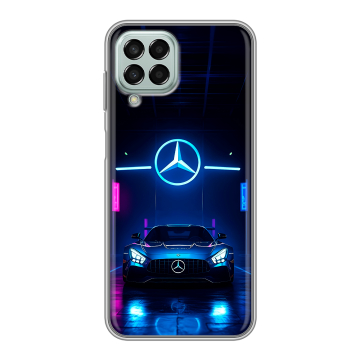 Силиконовый чехол на Samsung Galaxy M33 5G с принтом Mercedes Мерседес