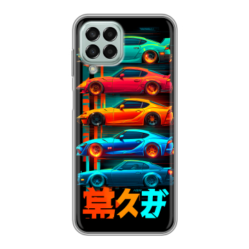 Силиконовый чехол на Samsung Galaxy M33 5G с принтом машины тачки Силиконовый чехол на Samsung Galaxy M33 5G с принтом машины тачки