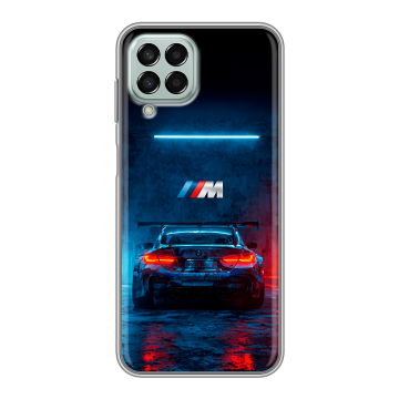 Силиконовый чехол на Samsung Galaxy M33 5G с принтом BMW БМВ