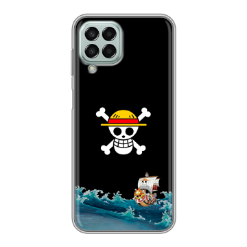 Силиконовый чехол на Samsung Galaxy M33 5G с принтом One Piece Ван Пис