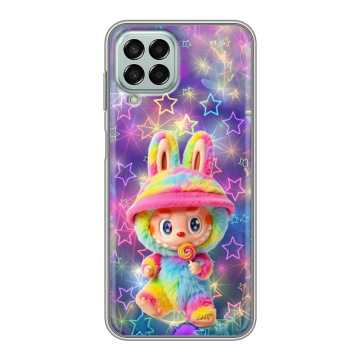 Силиконовый чехол на Samsung Galaxy M33 5G с принтом Labubu Лабубу