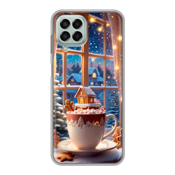 Силиконовый чехол на Samsung Galaxy M33 5G с принтом Новый год Силиконовый чехол на Samsung Galaxy M33 5G с принтом Новый год