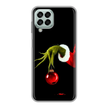 Силиконовый чехол на Samsung Galaxy M33 5G с принтом Новый год Гринч Силиконовый чехол на Samsung Galaxy M33 5G с принтом Новый год Гринч