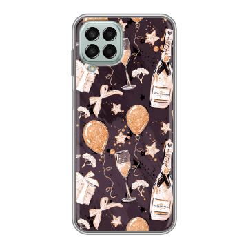 Силиконовый чехол на Samsung Galaxy M33 5G с принтом Новый год Силиконовый чехол на Samsung Galaxy M33 5G с принтом Новый год