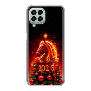 Силиконовый чехол на Samsung Galaxy M33 5G с принтом Новый год