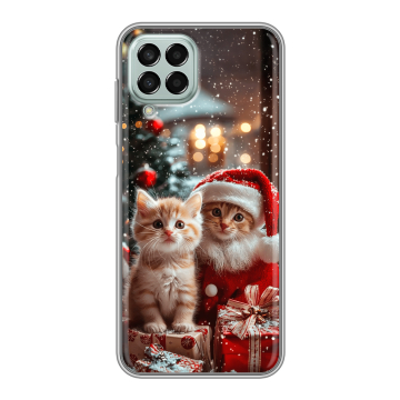 Силиконовый чехол на Samsung Galaxy M33 5G с принтом Новый год