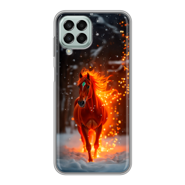 Силиконовый чехол на Samsung Galaxy M33 5G с принтом Новый год