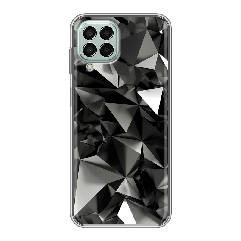 Силиконовый чехол на Samsung Galaxy M33 5G с принтом Черные кристаллы Силиконовый чехол на Samsung Galaxy M33 5G с принтом Черные кристаллы