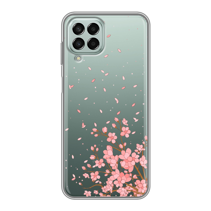 Силиконовый чехол на Samsung Galaxy M33 5G с принтом Ветка сакуры Силиконовый чехол на Samsung Galaxy M33 5G с принтом Ветка сакуры
