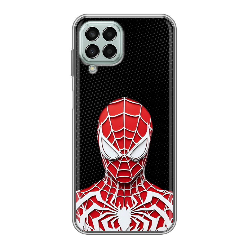 Силиконовый чехол на Samsung Galaxy M33 5G с принтом человек паук spiderman Силиконовый чехол на Samsung Galaxy M33 5G с принтом человек паук spiderman