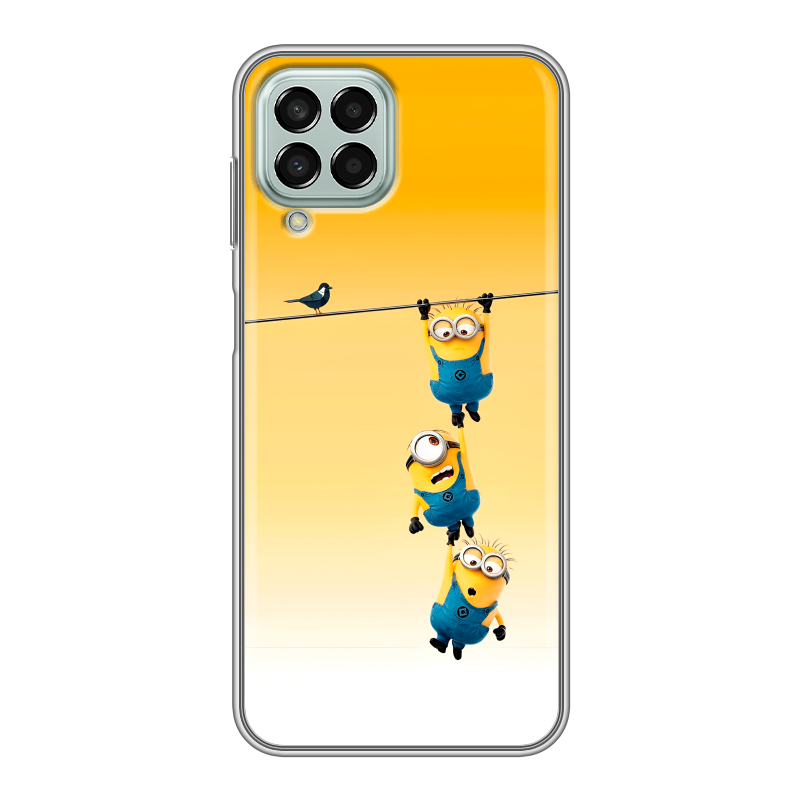 Силиконовый чехол на Samsung Galaxy M33 5G с принтом Миньоны Силиконовый чехол на Samsung Galaxy M33 5G с принтом Миньоны