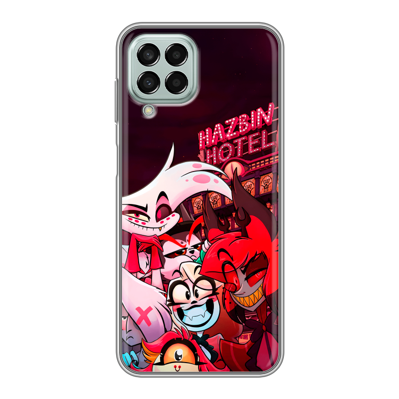 Силиконовый чехол на Samsung Galaxy M33 5G с принтом Hazbin Hotel Отель Хазбин Силиконовый чехол на Samsung Galaxy M33 5G с принтом Hazbin Hotel Отель Хазбин