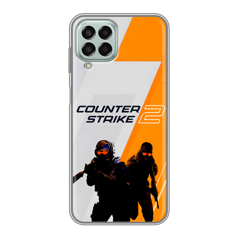 Силиконовый противоударный чехол на Samsung Galaxy M33 5G с принтом Counter Strike Силиконовый противоударный чехол на Samsung Galaxy M33 5G с принтом Counter Strike
