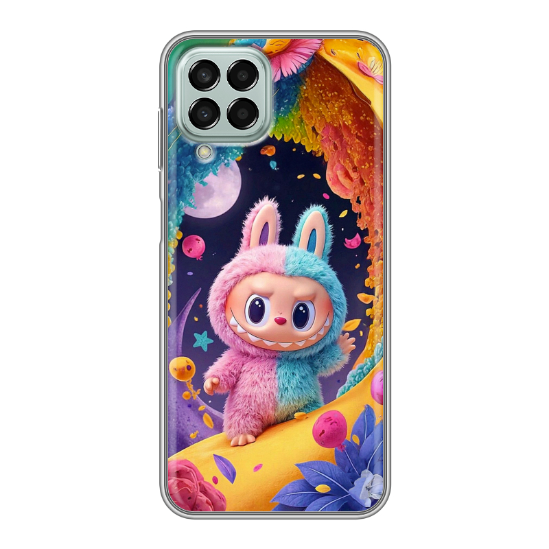 Силиконовый чехол на Samsung Galaxy M33 5G с принтом Labubu Лабубу Силиконовый чехол на Samsung Galaxy M33 5G с принтом Labubu Лабубу