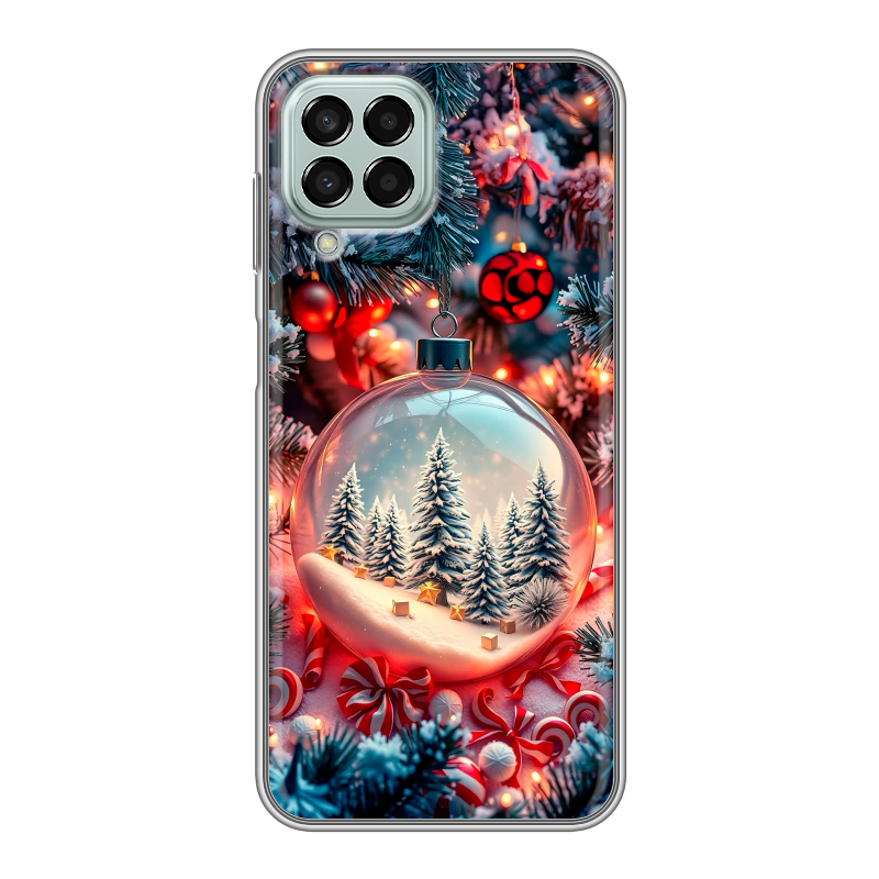 Силиконовый чехол на Samsung Galaxy M33 5G с принтом Новый год Силиконовый чехол на Samsung Galaxy M33 5G с принтом Новый год