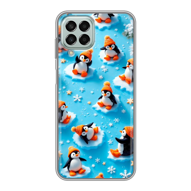 Силиконовый чехол на Samsung Galaxy M33 5G с принтом Новый год Силиконовый чехол на Samsung Galaxy M33 5G с принтом Новый год