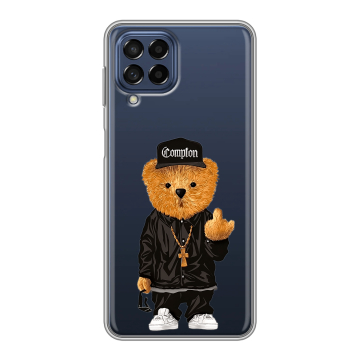Силиконовый чехол на Samsung Galaxy M53 5G с принтом Мишка Силиконовый чехол на Samsung Galaxy M53 5G с принтом Мишка