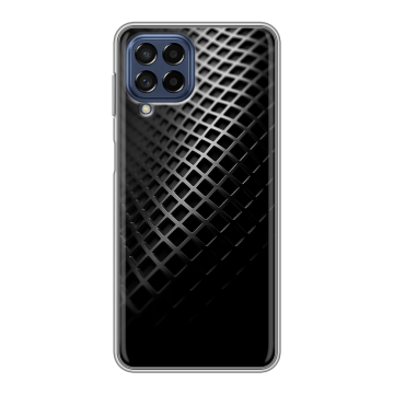 Силиконовый чехол на Samsung Galaxy M53 5G с принтом Текстура металла