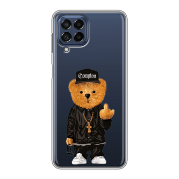 Силиконовый чехол на Samsung Galaxy M53 5G с принтом Плюшевый медведь Силиконовый чехол на Samsung Galaxy M53 5G с принтом Плюшевый медведь
