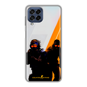 Силиконовый чехол на Samsung Galaxy M53 5G с принтом Контер страйк Counter strike Силиконовый чехол на Samsung Galaxy M53 5G с принтом Контер страйк Counter strike