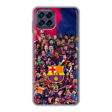 Силиконовый чехол на Samsung Galaxy M53 5G с принтом Барселона Barcelona Силиконовый чехол на Samsung Galaxy M53 5G с принтом Барселона Barcelona