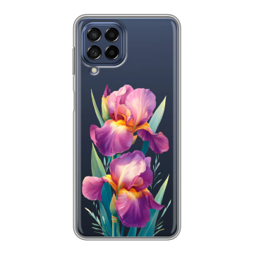 Силиконовый чехол на Samsung Galaxy M53 5G с принтом Цветы орхидеи