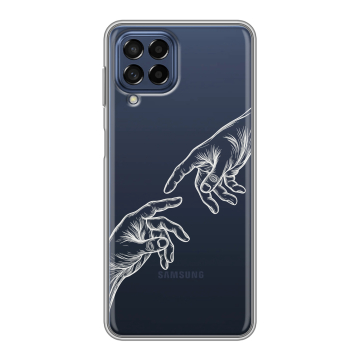 Силиконовый чехол на Samsung Galaxy M53 5G с принтом Сотворение мира