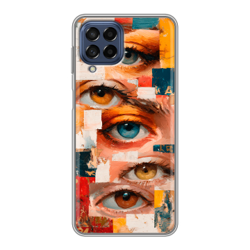 Силиконовый чехол на Samsung Galaxy M53 5G с принтом Модный принт