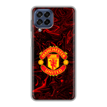 Силиконовый чехол на Samsung Galaxy M53 5G с принтом Manchester United