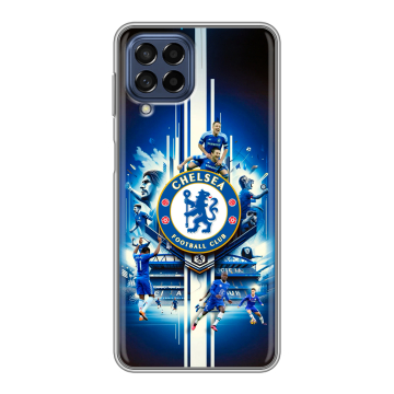 Силиконовый чехол на Samsung Galaxy M53 5G с принтом Chelsea Челси