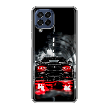 Силиконовый чехол на Samsung Galaxy M53 5G с принтом BMW БМВ