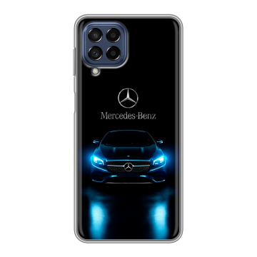 Силиконовый чехол на Samsung Galaxy M53 5G с принтом Mercedes Мерседес Силиконовый чехол на Samsung Galaxy M53 5G с принтом Mercedes Мерседес